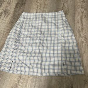 plaid brandy melville skirt